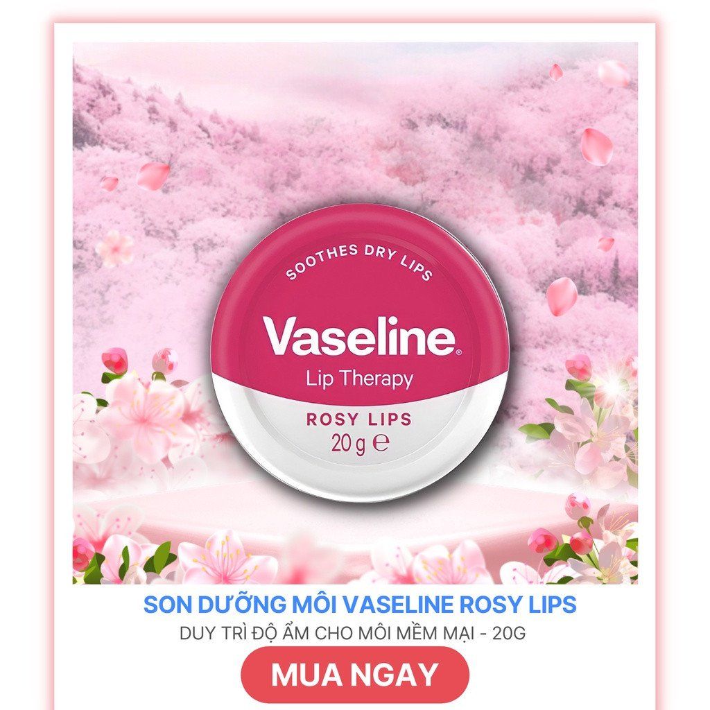 Dưỡng Môi Vaseline Lip Therapy - Rosy Lips 20g