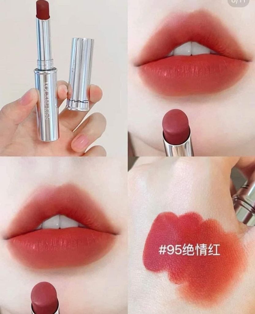 Son Thỏi MAC Locked Kiss #95 Vicious (Ko Tđ)