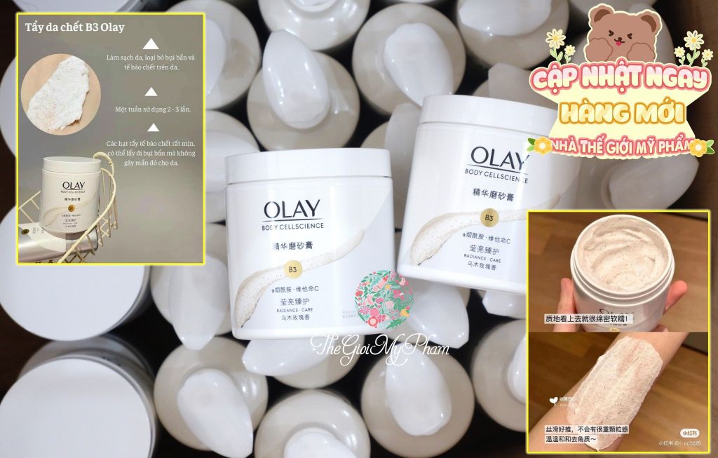 Tẩy Tế Bào Chết Olay Body Cellscience B3 200g