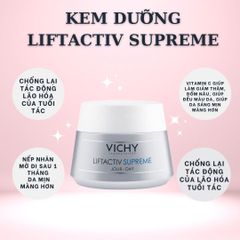 Kem Vichy Liftactiv Supreme Chống Lão Hóa 50ml # Ngày (Ko Tđ)