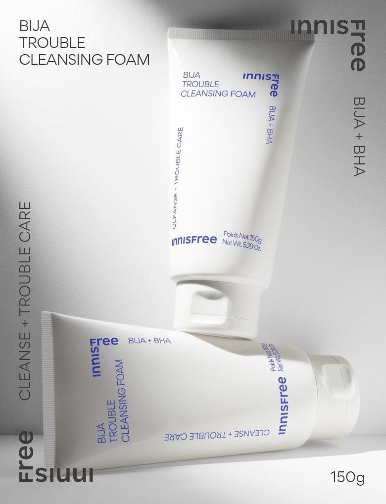 Sữa Rửa Mặt Innisfree Bija Trouble Cleansing Foam 150g (Mẫu Mới)