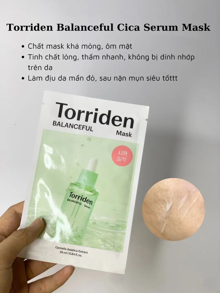 Mặt Nạ Torriden #Centella Asiatica Extract