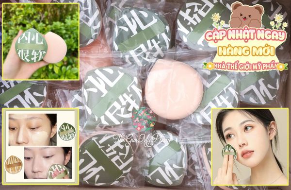 Mút Trang Điểm Tán Kem Nền Nội Địa Trung (Có Hộp)