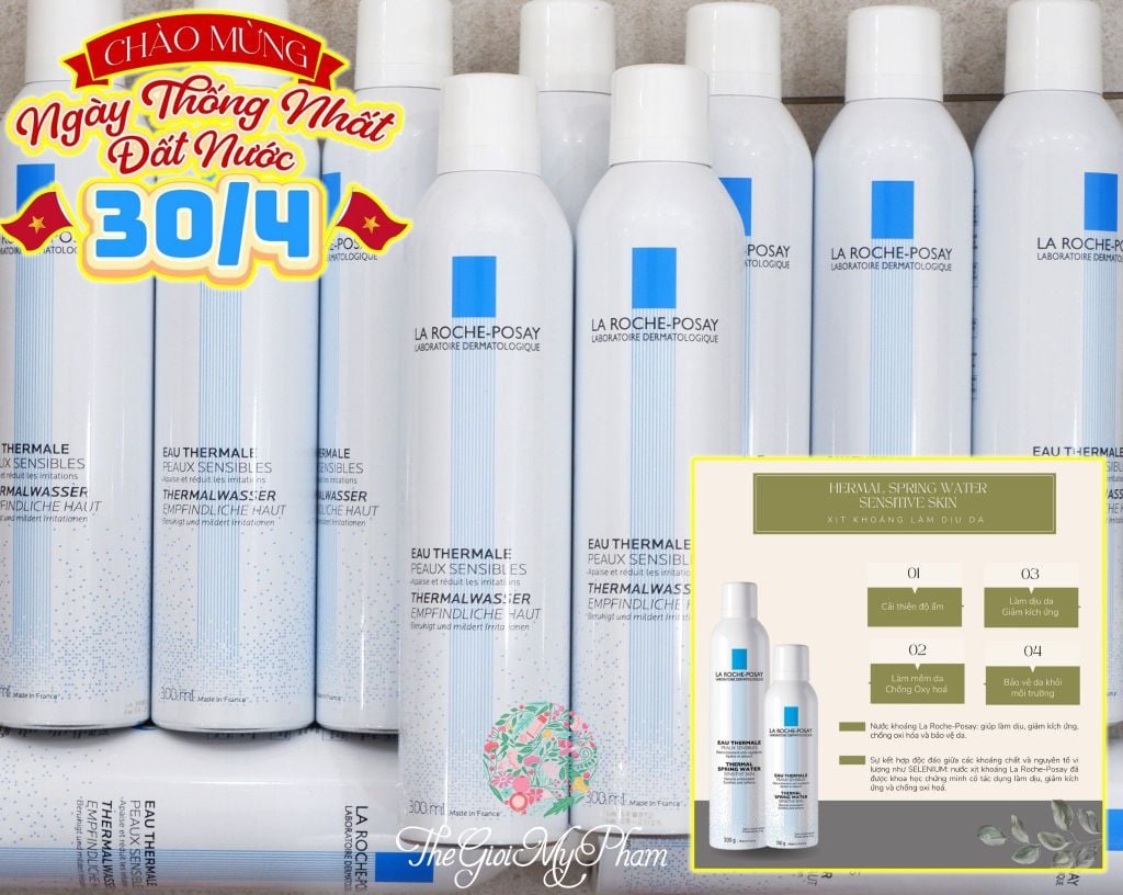 Xịt Khoáng La Roche-Posay 300ml - SALE 504k>398k (Ko Tđ)