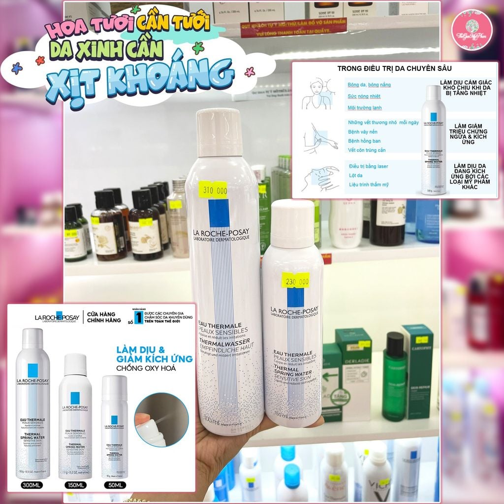 Xịt Khoáng La Roche-Posay 300ml - SALE 504k>398k (Ko Tđ)