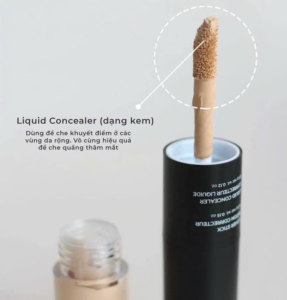 Kem Che Khuyết Điểm 2 Đầu The Face Shop Concealer Dual Veil #V201