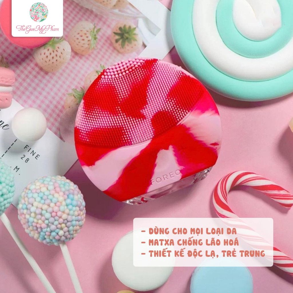 Máy Rửa Mặt Luna Mini 2 Lollipop #Pink (Chính hãng)