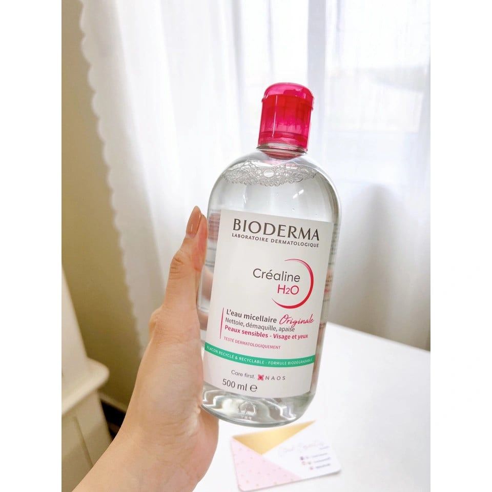 Tẩy Trang Bioderma 500ml #Hồng (Mẫu Mới)