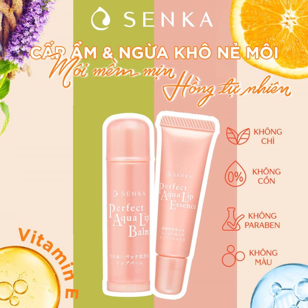 Tinh Chất Dưỡng Môi Senka Senka Perfect Aqua Lip Essence 10g