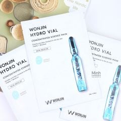Mặt Nạ Wonjin #Hydro Vial (Xanh)