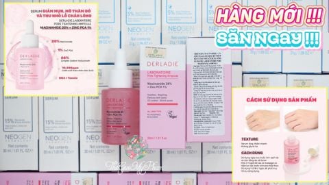 Serum Derladie Niacinamide 20% Giảm Mụn, Mờ Thâm Đỏ 30ml