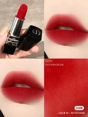 Son Thỏi Dior Rouge #999 Velvet ( Ko Tđ)