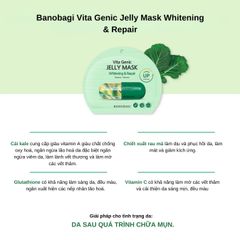 Banobagi - Nạ Whitening & Repair (Xanh lá)