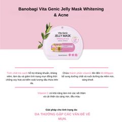 Banobagi - Nạ Whitening & Acne (Hồng)