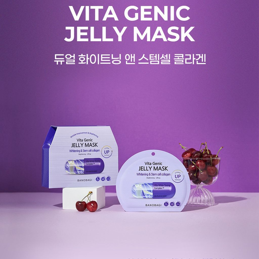 Banobagi - Nạ Whitening & Stem Cell Collagen (Tím)