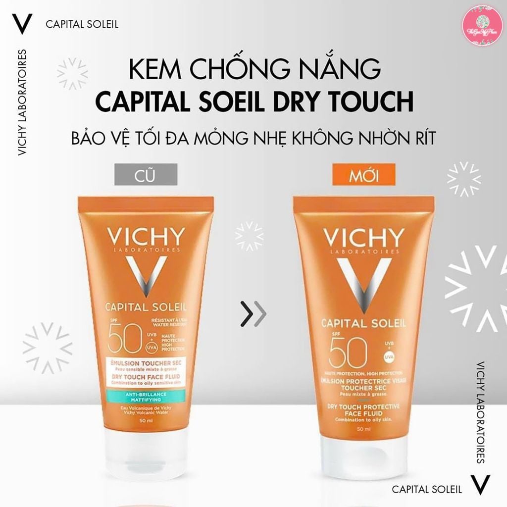 Vichy - Kem chống nắng Vichy Pháp 50ml (Dạng Emulsion) Mẫu mới