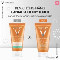 Vichy - Kem chống nắng Vichy Pháp 50ml (Dạng Emulsion) Mẫu mới