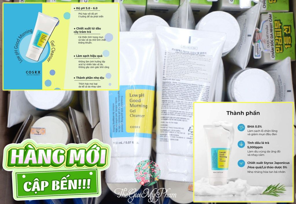 SRM Gel Cosrx Low PH Good Morning Gel Cleanser 150ml