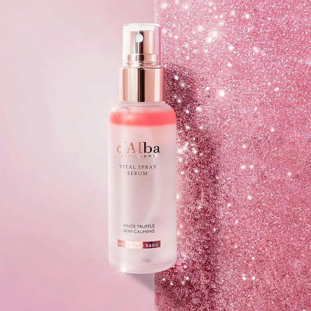Xịt Khoáng Dưỡng Sáng Da, Chống Lão Hóa D'Alba White Truffle Vital Spray Serum 100ml (Hồng)