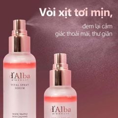 Xịt Khoáng Dưỡng Sáng Da, Chống Lão Hóa D'Alba White Truffle Vital Spray Serum 100ml (Hồng)