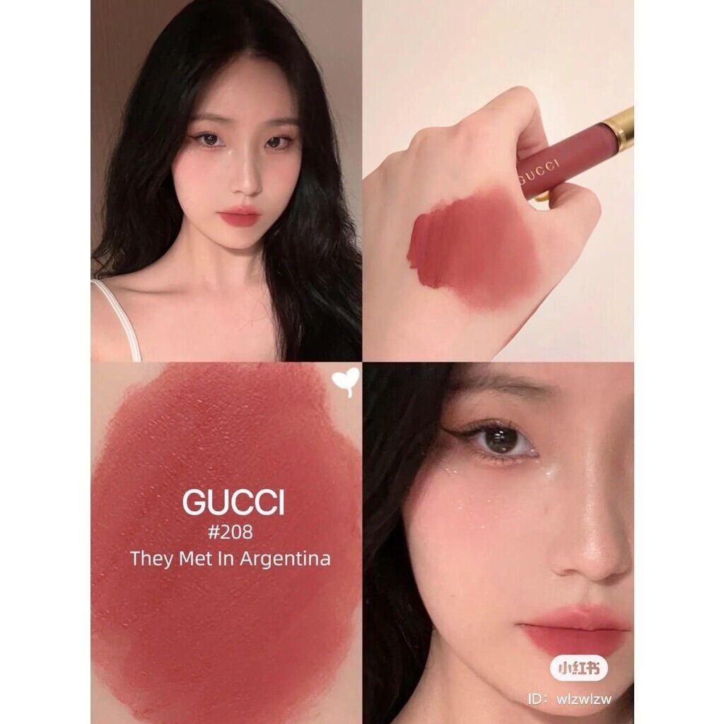 Gucci - Son Kem Lì Gucci Rouge Liquid Matte #208 (Ko Tđ)