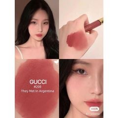 Gucci - Son Kem Lì Gucci Rouge Liquid Matte #208 (Ko Tđ)