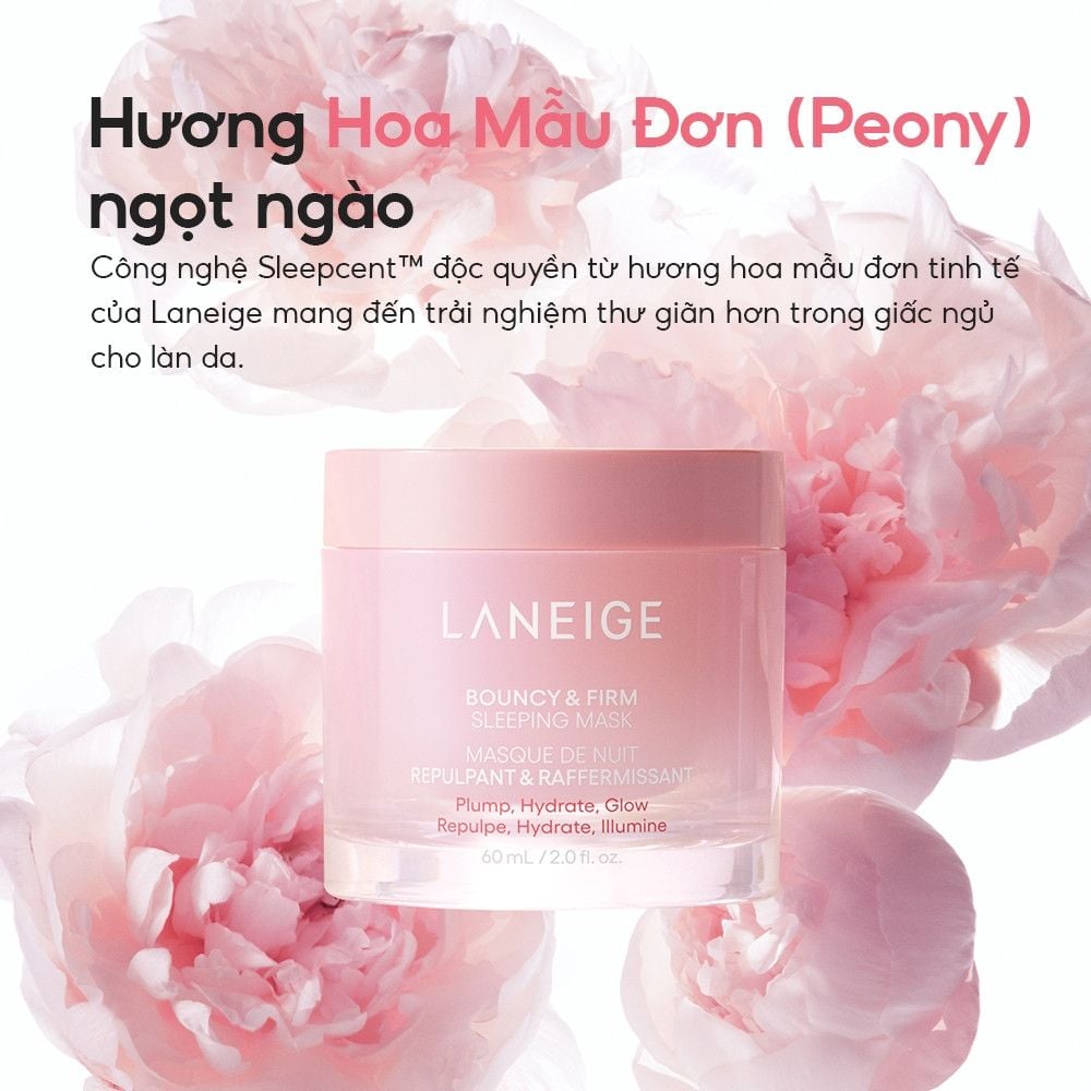 Mặt Nạ Ngủ Sáng Da, Săn Chắc Da Laneige Bouncy & Firm Sleeping Mask (NEW)