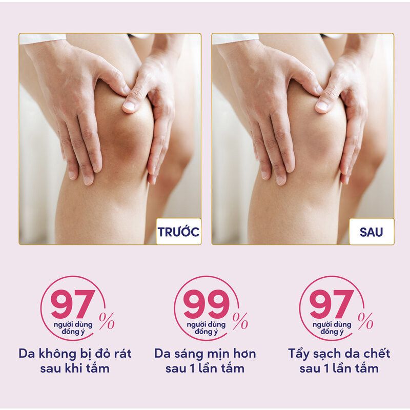 Tẩy Da Chết Dove Hương Lựu Đỏ 298g (Bản Việt)