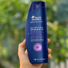 H&D - Dầu Gội Head & Shoulders Clinical Strength 400ml #Tím (Mẫu Mới)
