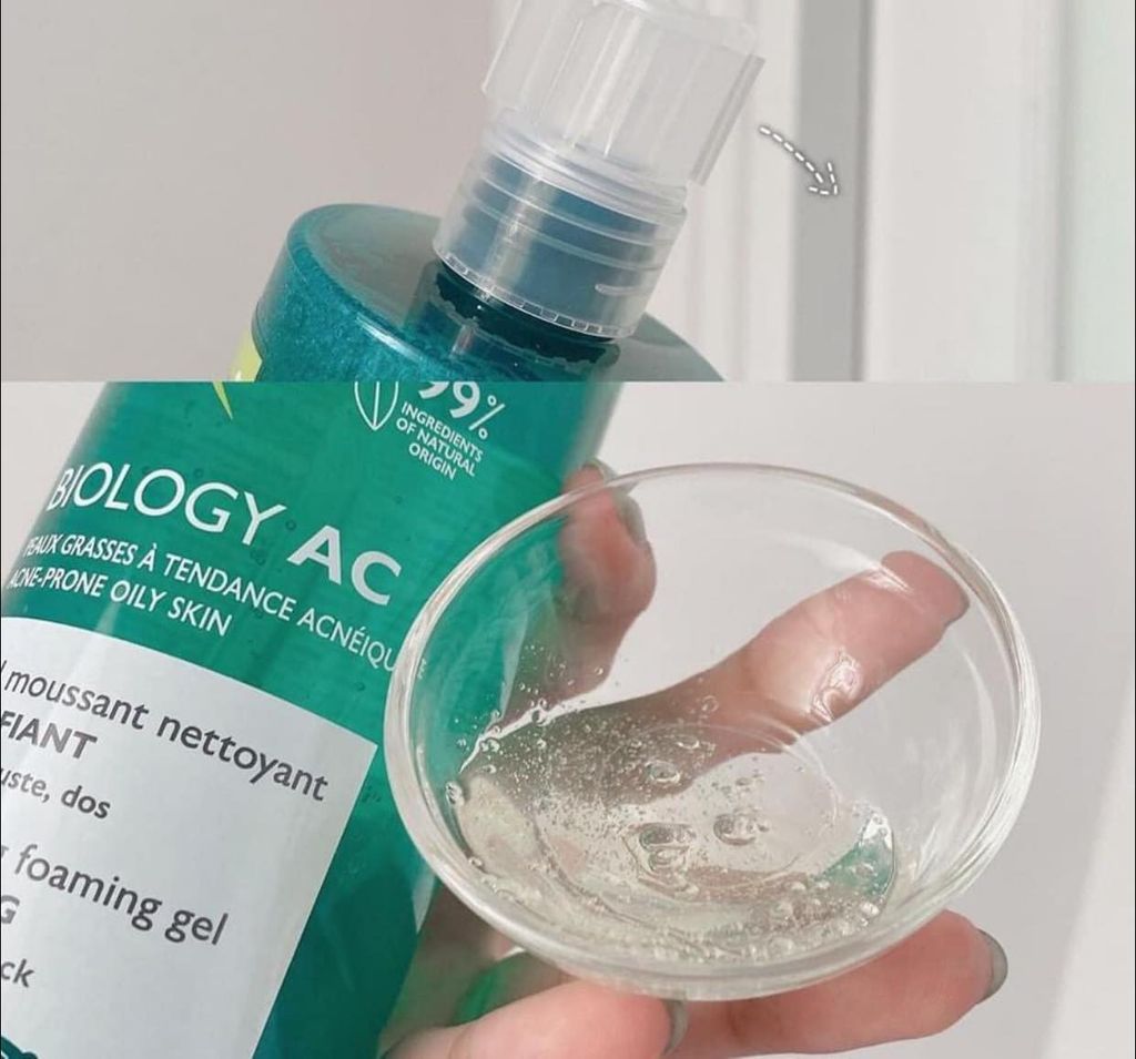 Sữa Rửa Mặt A-Derma Biology AC Cleansing Foaming Gel Purifying Organic 200ml