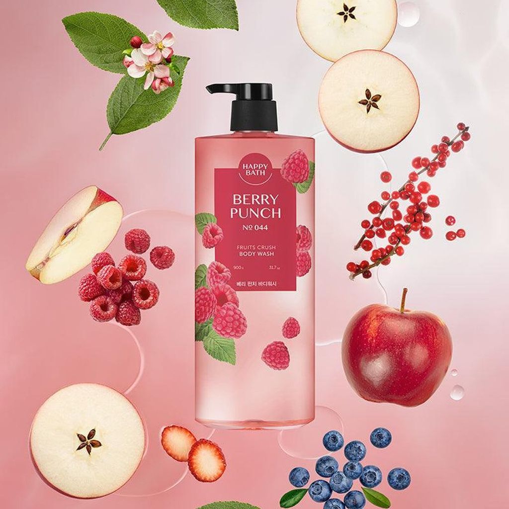 Sữa Tắm Happy Bath Natural 900g #Berry Punch