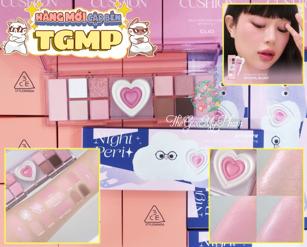 Phấn Mắt Peripera All Take Mood #04 Cool Blush
