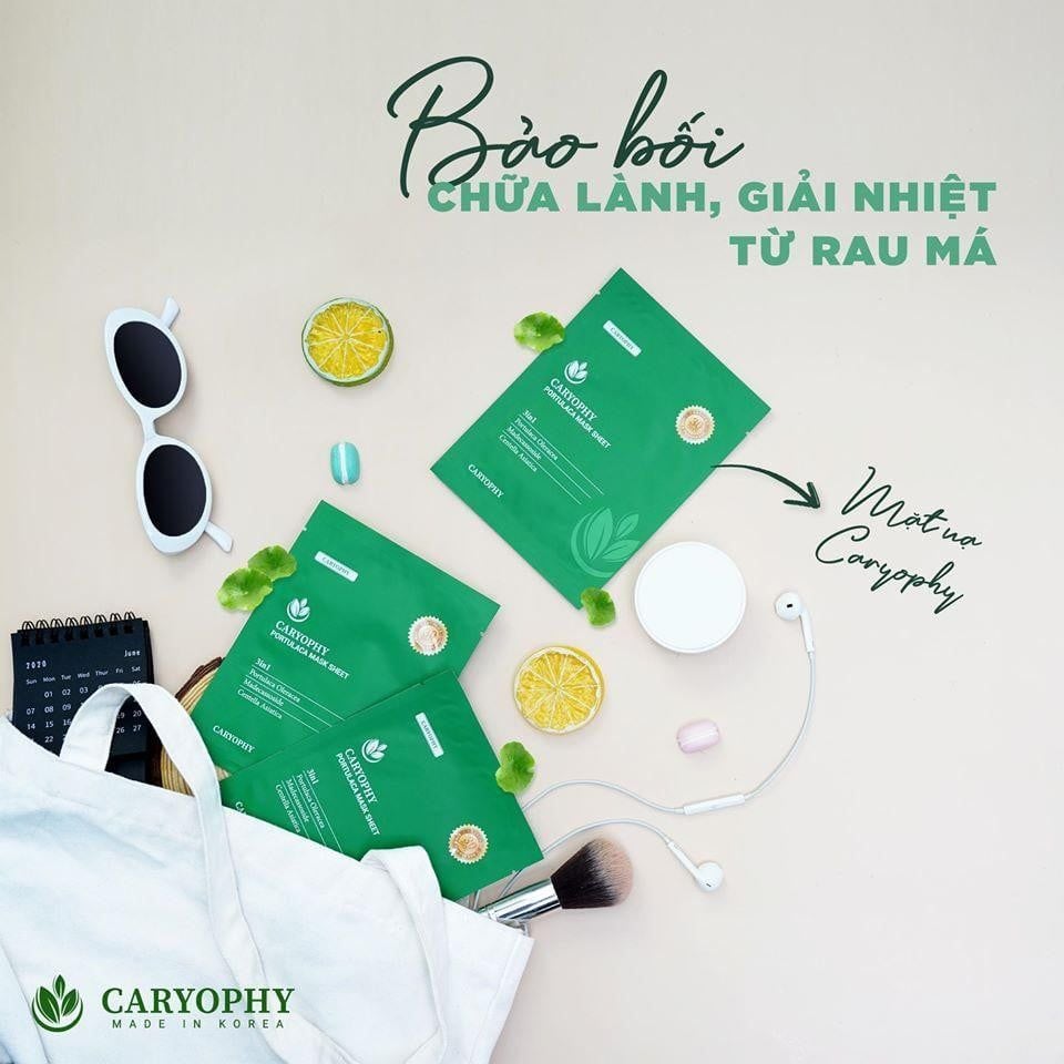 Mặt Nạ 3in1 Dưỡng Da Làm Mờ Thâm Giảm Mụn Caryophy