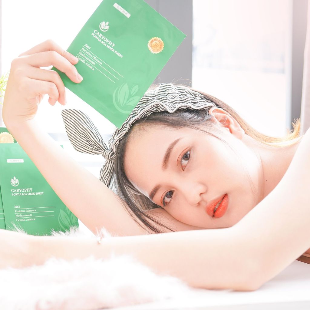 Mặt Nạ 3in1 Dưỡng Da Làm Mờ Thâm Giảm Mụn Caryophy