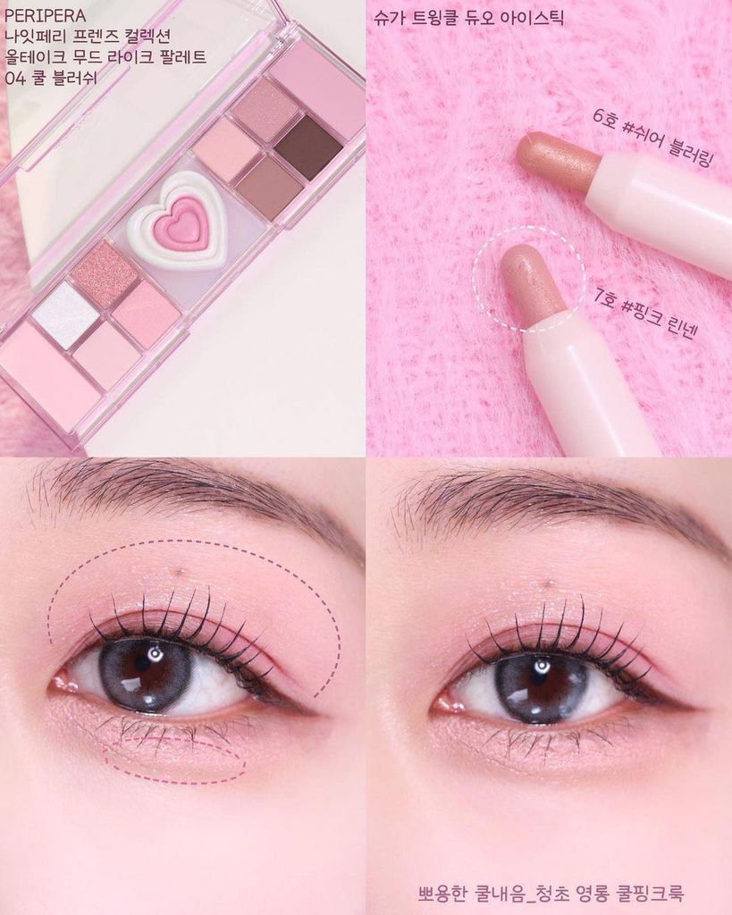 Phấn Mắt Peripera All Take Mood #04 Cool Blush