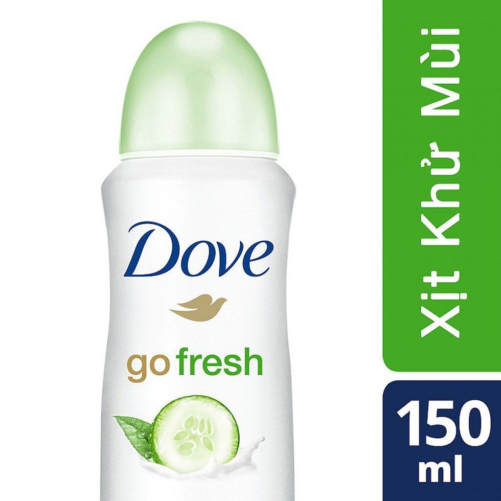 Xịt Khử Mùi Dove 48h 250ml #Dưa Leo (Mẫu Mới)