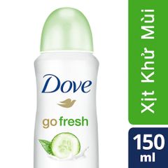 Xịt Khử Mùi Dove 48h 250ml #Dưa Leo (Mẫu Mới)