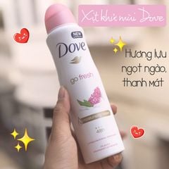 Xịt Khử Mùi Dove 48h 250ml #Lựu (Mẫu Mới)