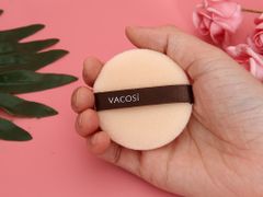 Bông Phấn Khô Vacosi Tròn Nhỏ BP01 (Bịch 2 Cái)