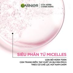 Garnier - Tẩy Trang 400ml #Hồng