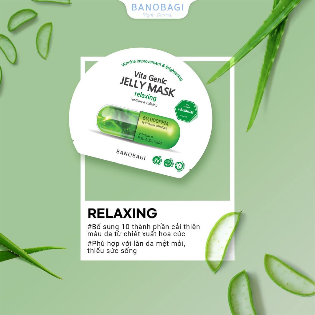 Mặt Nạ Banobagi Premium Vitamin B (Xanh Lá)
