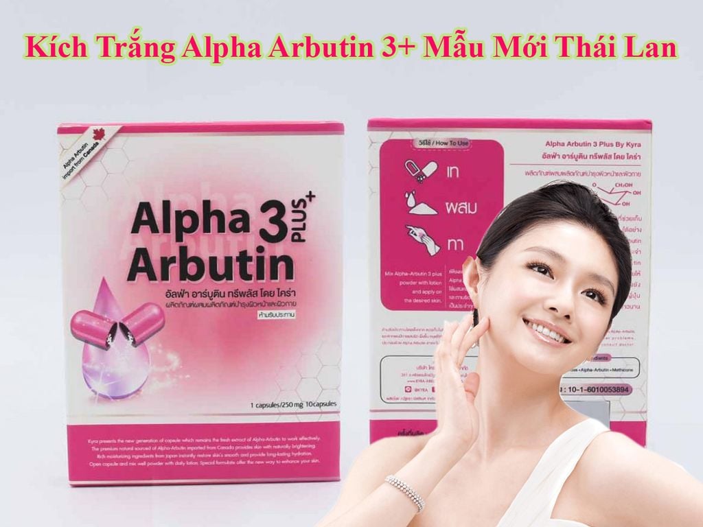 Bột Kích Trắng Alpha Arbutin 3 Plus+ (Đêm)