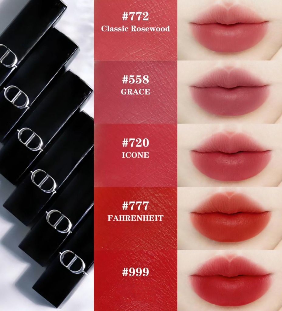 Son Thỏi Dior Rouge #558 Velvet Mẫu Mới