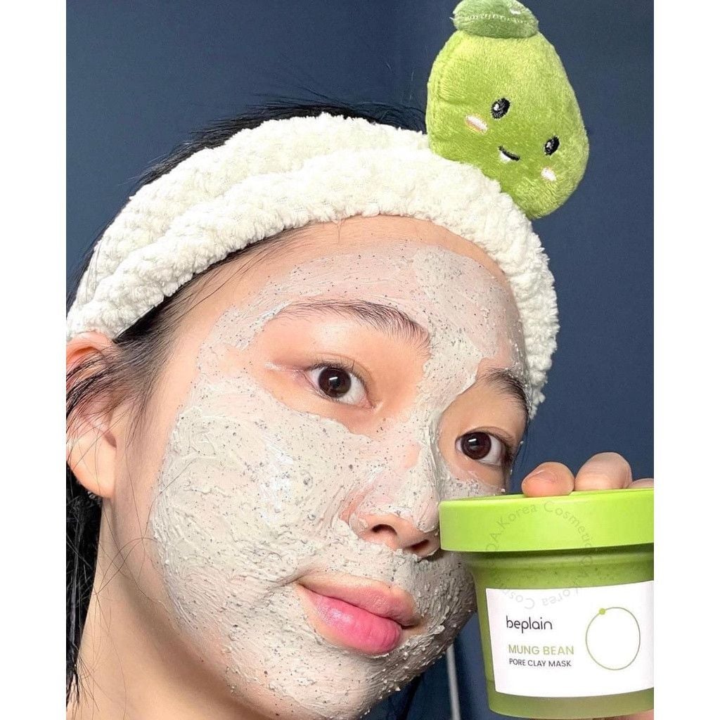 Mặt Nạ Đất Sét Beplain Mung Bean Pore Clay 120ml