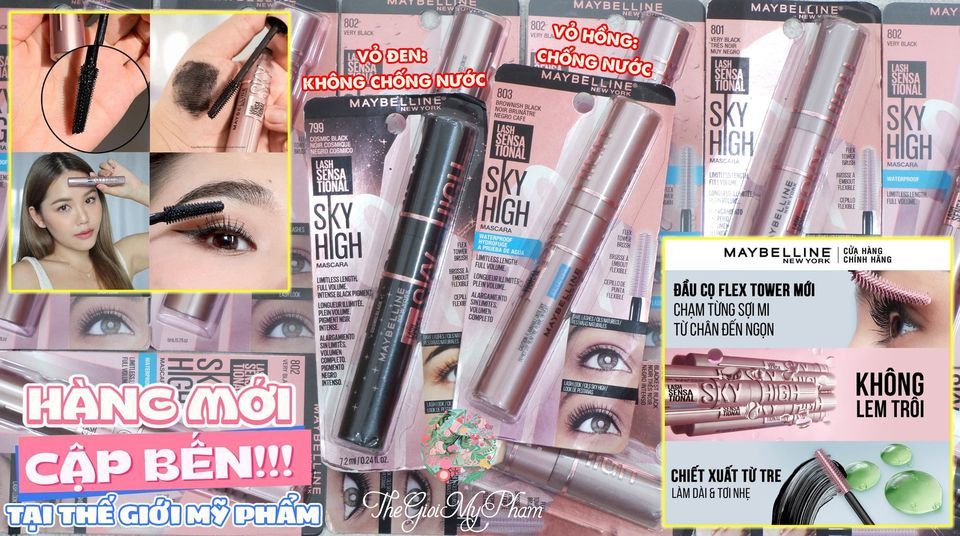 Maybelline - MCR Dày&Dài Sky Hight 801