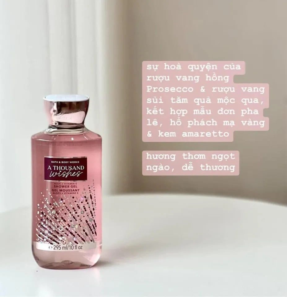 BBW - Gel Tắm 295ml #A Thousand Wishes (Mẫu mới)