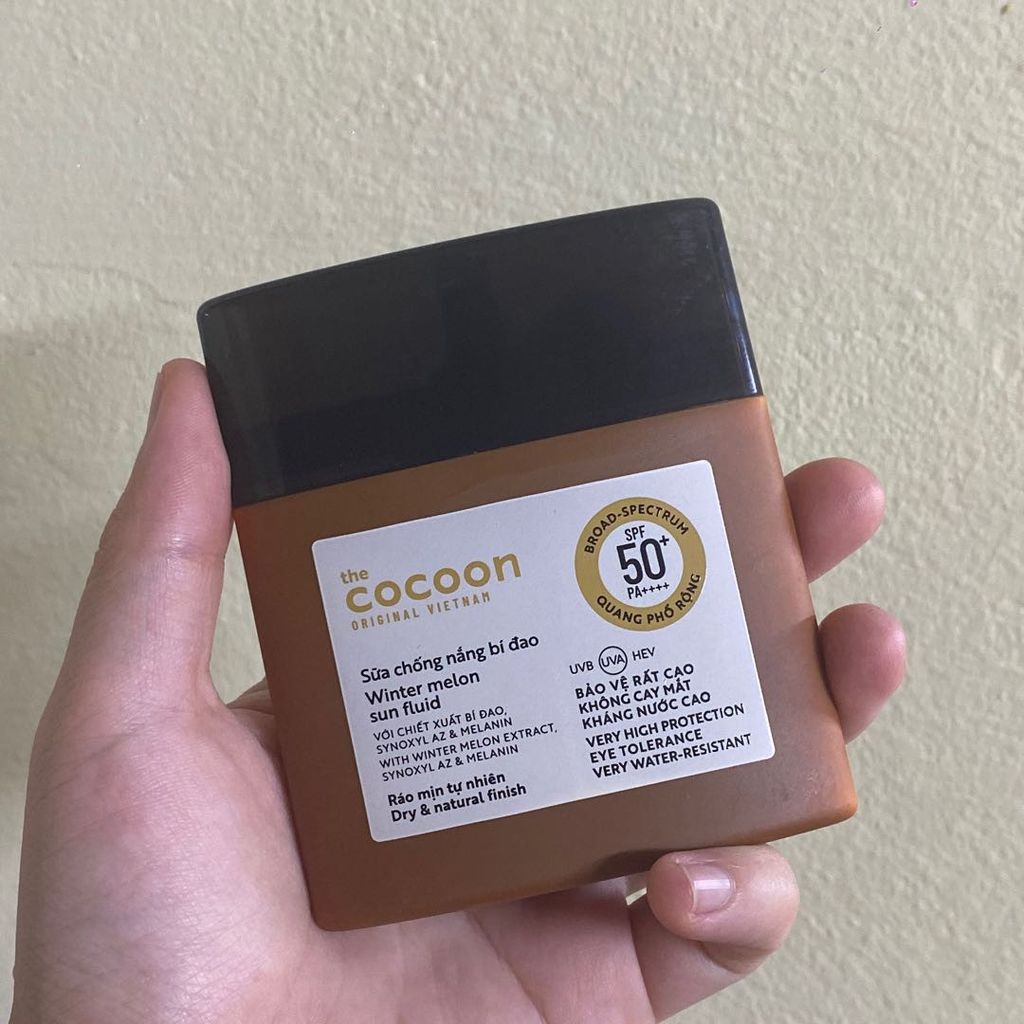 Sữa Chống Nắng Cocoon Bí Đao Winter Melon Sun Fluid SPF50+ PA++++ 50ml