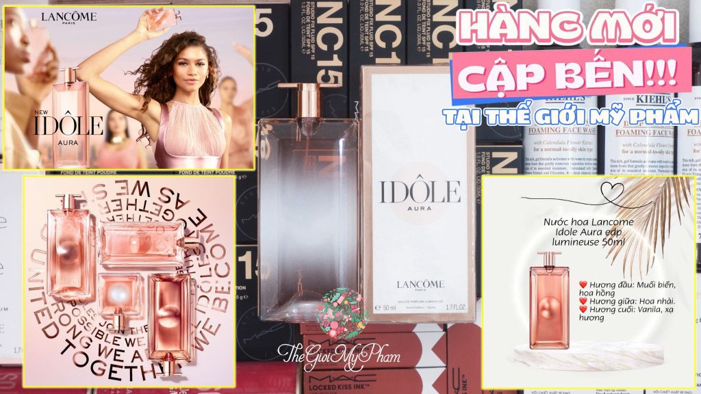 Nước Hoa Lancôme Idôle Aura Eau De Parfum Lumineuse 50ml (Ko Tđ)