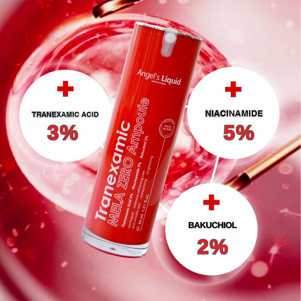 Tinh Chất Trị Nám Angel's Liquid Tranexamic Mela Zero Ampoule 30ml