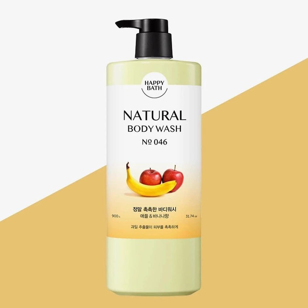 Sữa Tắm Happy Bath Natural 900g #Trái Cây